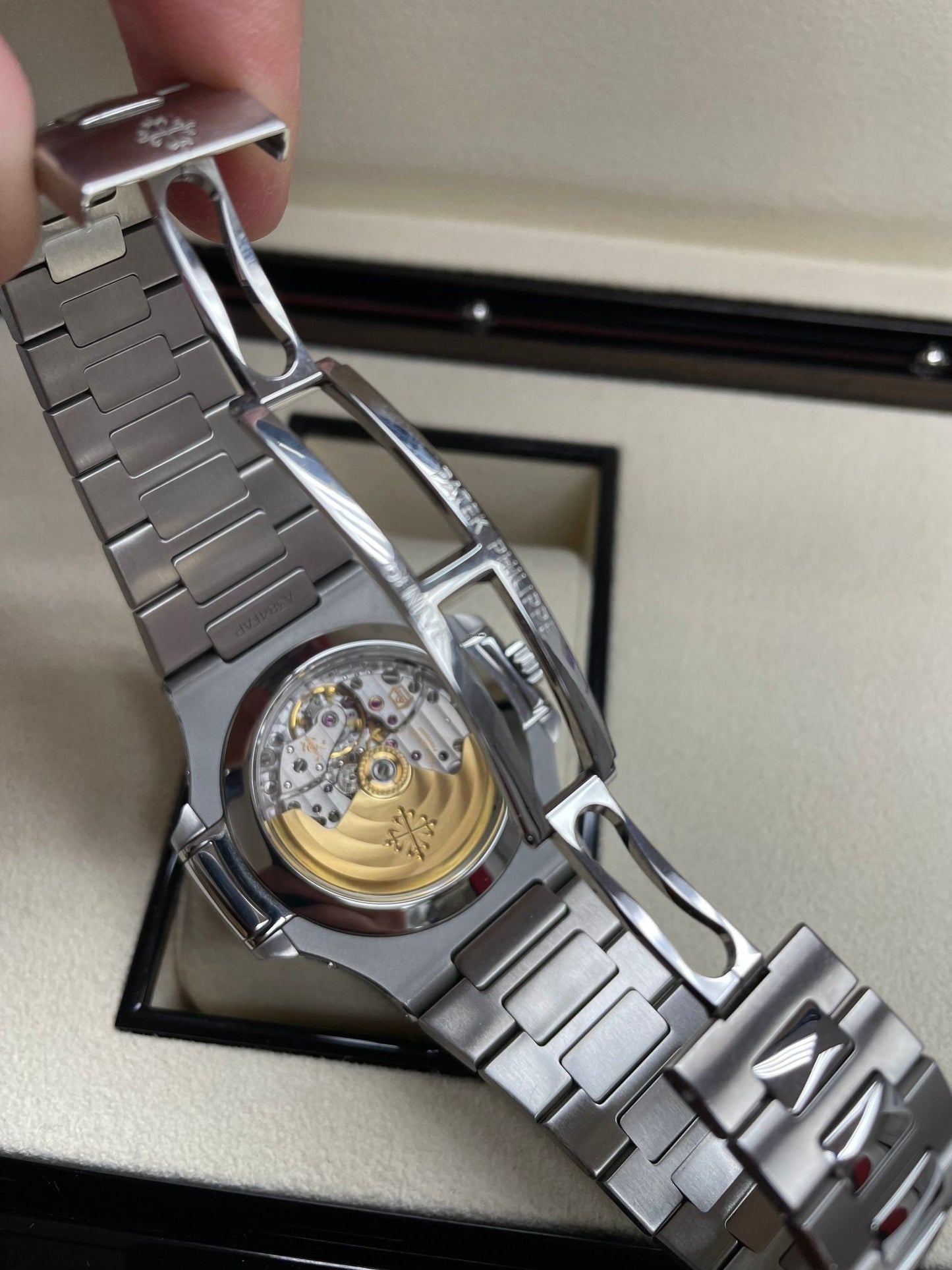 PP Nautilus Annual Calendar Moon Phase Steel
