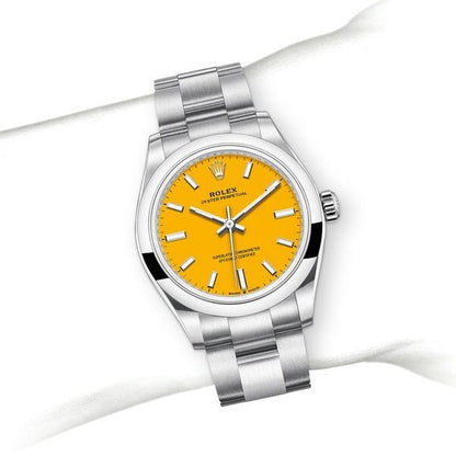 RLX oyster perpetual jaune 31mm