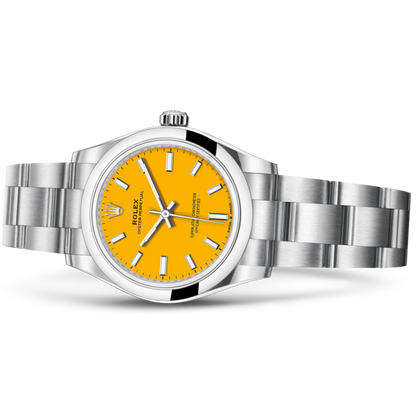 RLX oyster perpetual jaune 31mm
